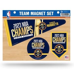 Licensed Denver Nuggets 2023 Championship Team Magnet Set